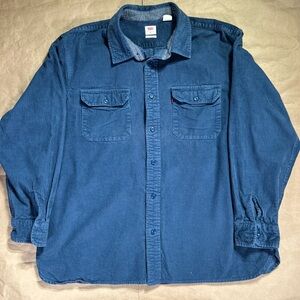 Levi's Blue Corduroy Shirt